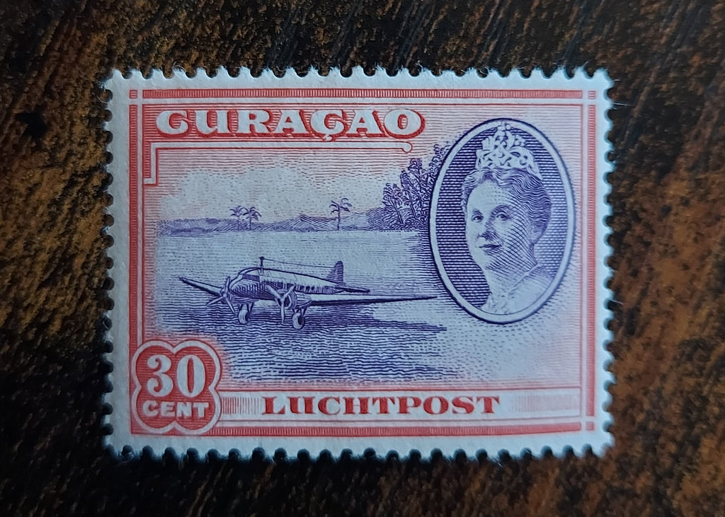 Airmail stamp from Curaçao