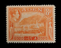 Aden 8 Annas new but hinged stamp