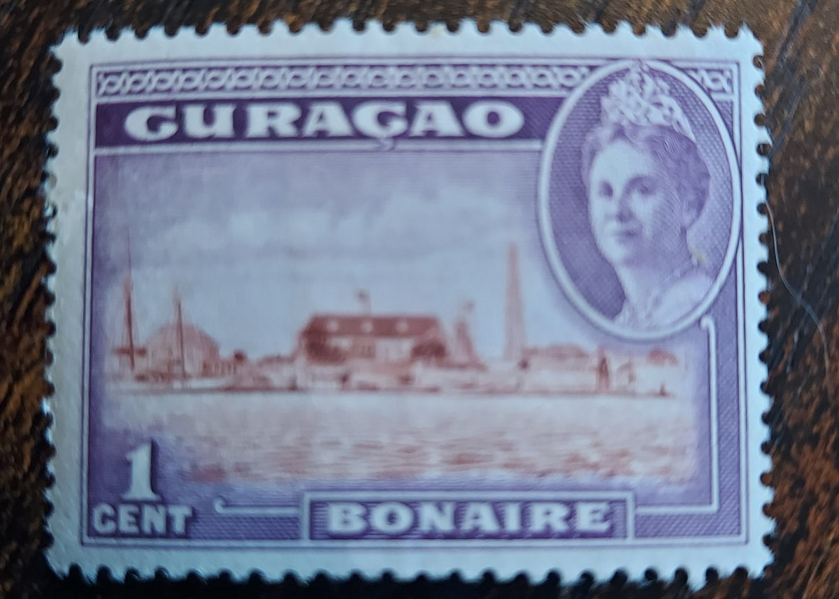 1 cent Curaçao Airmail Stamp